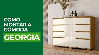 Como montar a Cômoda Georgia  Moval Móveis