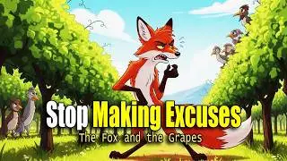 Stop Making Excuses and Start Learning | The Fox and the Grapes | Life Changing Lesson #lifelessons