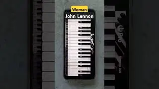 Woman (John Lennon, Beatles) Easy Piano Tutorial 🎹 Google 