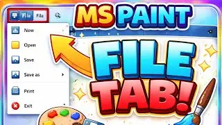 Ms pain topic -file tab  #MSPaint#MSPaintTutorial#MSPaintFileTab#PaintFileMenu#MSPaintBasics#FileTab