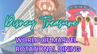 World of Marvel Food Review on Disney Treasure #disneytreasure #brittanytravels