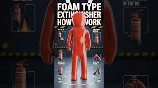 What Is Foam Type Fire Extinguisher? | Which Chemical Is Used? | How Foam Extinguisher Works #fire