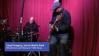 Lloyd Gregory, Janice Maxie-Reid Billy Johnson and Joe Thomas at 7 Mile House,  Jan. 27, 2020.