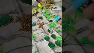 #thread bangle#making video#feather design centre bangle