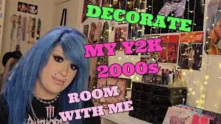DECORATE MY ROOM WITH ME - Y2K 2000S ROCKER CHICK STYLE + VINTAGE POSTERS