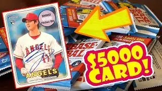$5000 SHOHEI OHTANI AUTOGRAPH | 2018 TOPPS HERITAGE PACK OPENING