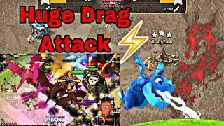 Free Style/Clan Wars Attack Using Red Dragon/ Electric Dragon  Freeze / Lightning/ Rage spell
