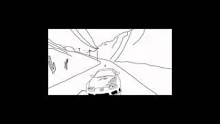 Nevada highway in a nutshell #shorts #animation