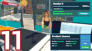 Supermarket Simulator Mobile | Gameplay Walkthrough Part 11 - Section 5 + Product License