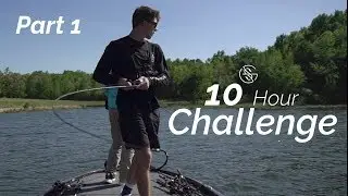 10 HOUR Bass Fishing CHALLENGE! (Part 1)