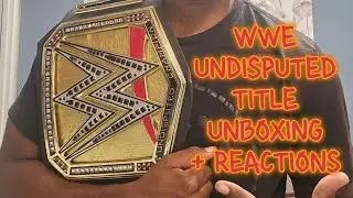 WWE Undisputed Title (Replica) Unboxing + Hands On. #wwe #unboxing #undisputed (link to belt in des)