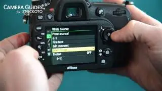 Как изменить баланс белого на Nikon D7100