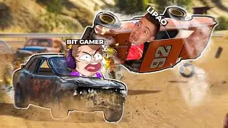 LIPÃO e BIT GAMER batendo CARROS! - Wreckfest