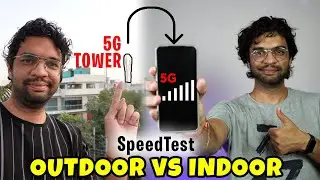 5G in India Speed Test🔥| Outdoors vs Indoors | Airtel 5G Speed Test in Gurgaon