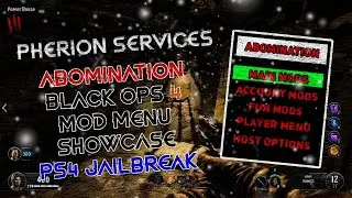 BLACK OPS 4 Pherion Service Abomination Mod Menu Showcase [PS4 JAILBREAK] (2025)
