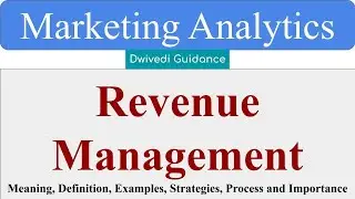 Revenue Management in marketing analytics, revenue management techniques, Revenue management