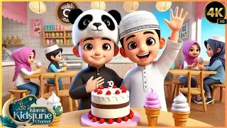 🎶 Muslim Panda Delivers Happiness! 🐼🍰 | Kids Fun Song ✨