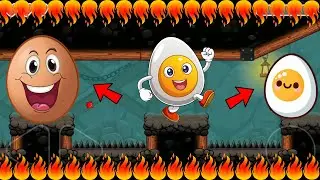 Big Red Ball 4 vs Egg Ball All Level Mixup Stage 29