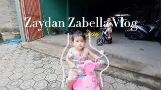 Day 1 - Video Pertama Zaydan Zabella . Bermain Sepeda Bersama