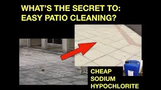 В чем секрет легкой уборки патио?