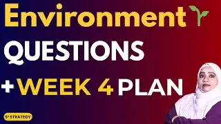 Environment Questions Discussion + Week 4 Study Plan | TNPSC 2026 | S&sup3; Strategy