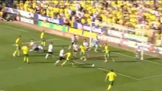 Norwich 3 Derby 2 - Jacksons 3rd goal sync'd with Radio Norfolk commentary