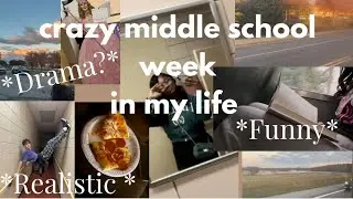 Middle school week in my life as a 14 y/o✨ school, drama club, fun, and more
