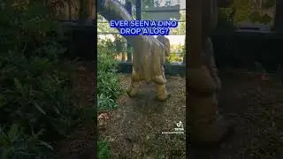 Ever seen a dino drop a log? 💩 🤣 #jurassiclive #dinosaur #raptor #poop #funny #viralshort