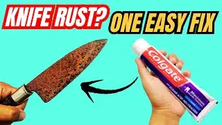 How to Remove Rust from Kitchen Knives FAST 💥🔪