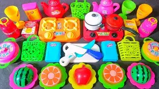 Play Cute Mini Kitchen Set Cooking ASMR|1:19Minutes Satisfying With Unboxing Hello Kitty Kitchen Set