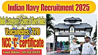 SSC-INDIAN NAVY OFFICER ENTRY 2025 | BE/ B.Tec  B.Sc/ B.Com/ B.Sc | Apply Online | SALARY -42,000/