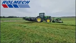 Pokaz koszenia zestawem kosiarek SaMASZ GigaCut KDD 861 STH & XDF 351SH |ROLMECH|