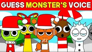 🔊Угадай ГОЛОС! Рождественская версия Sprunki🎅Орен🦌Саймон🎁Винерия🎄