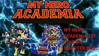 MY HERO ACADEMIA FULL BOOSTER BOX OPENING! 🤯