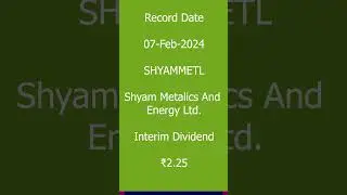Stock Dividend / Bonus / Split - 07-Feb-2025