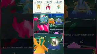 Dragonite 🐉 Galarian Moltres 😈 Florges 🔮 #pokemongo #pokemon #gbl