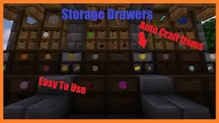 Руководство по моду Minecraft Storage Drawers, улучшенному моду на хранение (1.19, 1.18, 1.16)