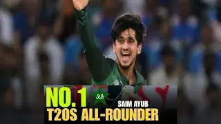 khelo Pakistan is live! Saim has overtaken Sikandar Raza to become world’s No.1 T20I all-rounder 🇵🇰