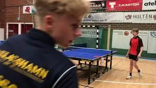 Malte Nilsson vs Aron Wigelius (Kristianstad Open, U899 Semifinal