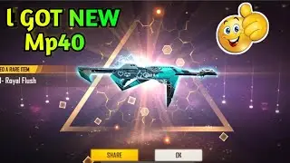 MP40 Royal Flush Free Fire // Poker mp40 // New mp40 Skin / poker mp40 return