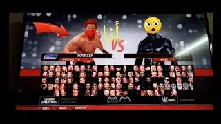 كيفيه عمل شخصية لك في WWE 2016 للبلاستيشن 3 بدون مود