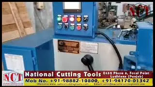 How to make best quality thread on automatic threading machine for rod bar rebar anchor bolt