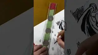 Let&rsquo;s try an inking technique for drawing Manga style &ldquo;speed lines&rdquo; in perspective in my comic