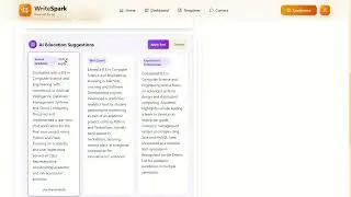 Writespark Cv Demo