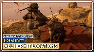 Assassin's Creed Origins || Side Activities: All Hermit Locations || 100% Walkthrough