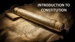 Introduction to Constitution #polity #upsc