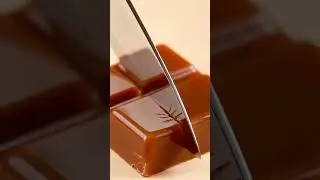 Perfect Chocolate Cutting ASMR | Super Clear Sound | So Satisfying
