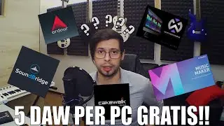 5  Software DAW per iniziare a produrre musica GRATIS!!