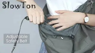 SlowTon Pet Sling Carrier,Comforting to my pup and comfortable for me!