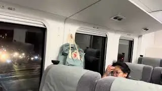 因受桃園建國東路平交道死傷事故！154次EMU3000型新自強號（藍）往南港於桃園建國東路平交道緊急煞車